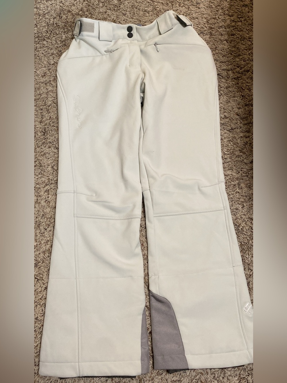 Salomon Womens Large (US 12) Snow Trip Soft Shell Insulated Pants